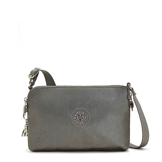 Kipling Boyd Metallic Crossbody Táska Greyl | HU 1094CT